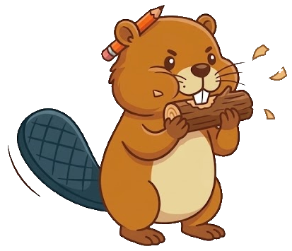 Un castor pousse une bûche, la démo arrive.